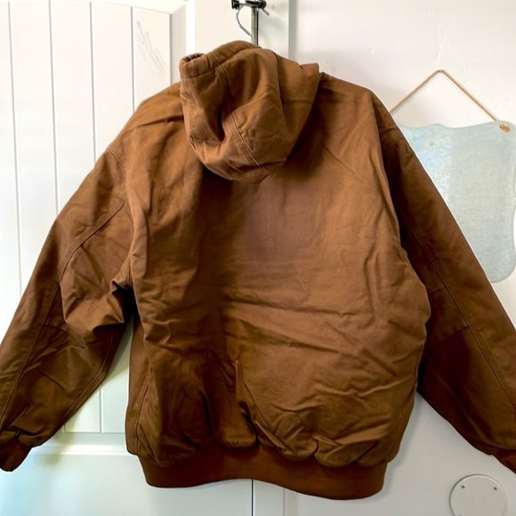 DRI DUCK - Cheyenne Boulder Cloth™ Hooded Jacket with Tricot Quilt Lining - BRN - Picture 5 of 5